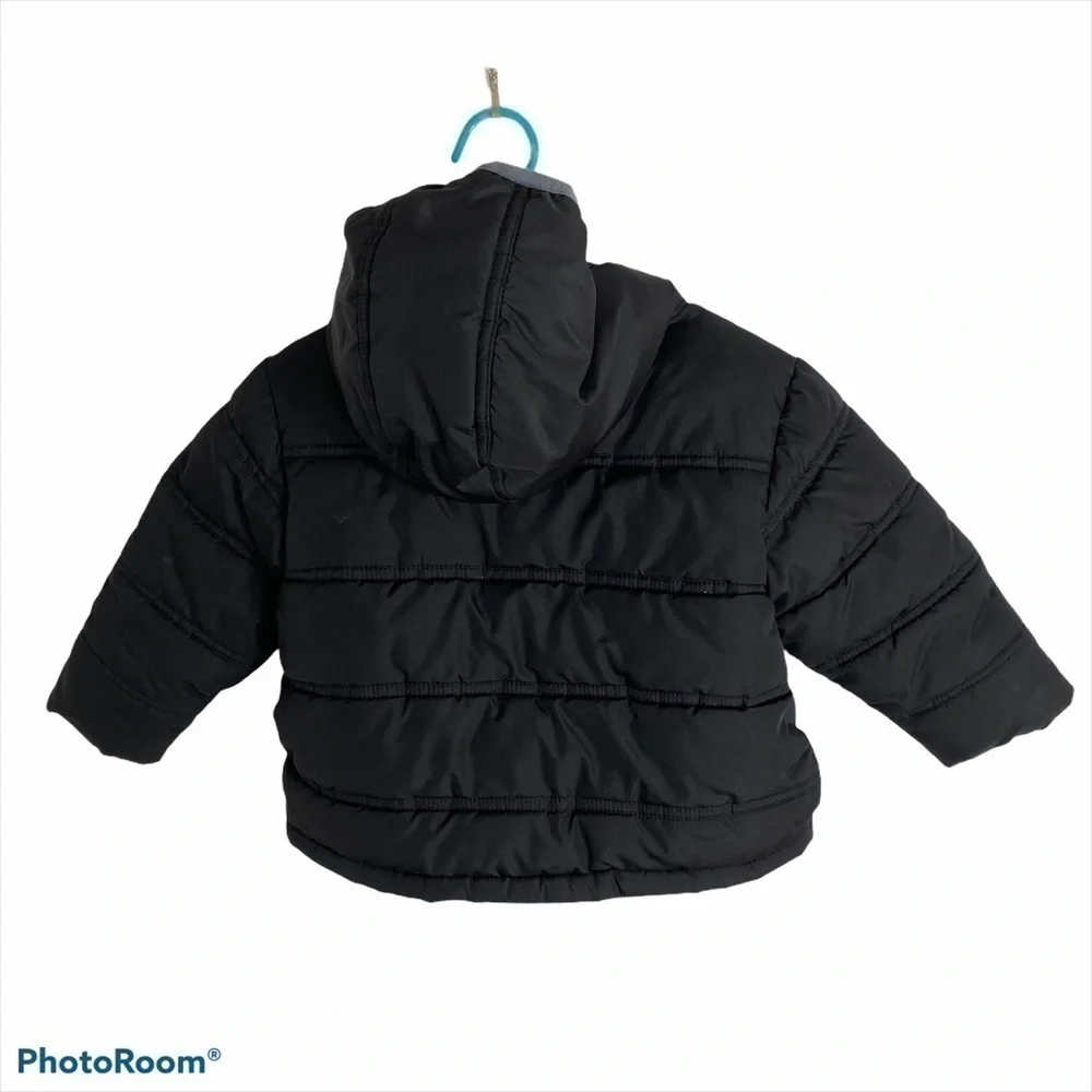 Healthtex Black Puffer Baby Jacket Kids Sz 12 mos
